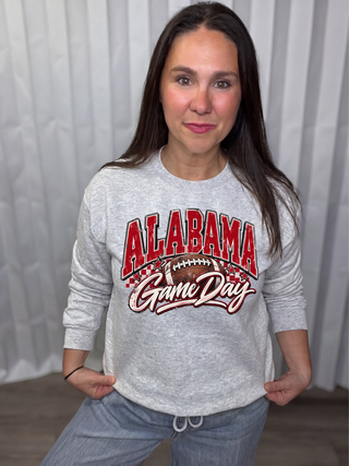 Alabama Game Day Crew Neck Graphic Sweatshirt