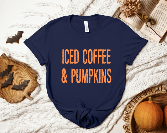 Iced Coffee & Pumpkins Tee