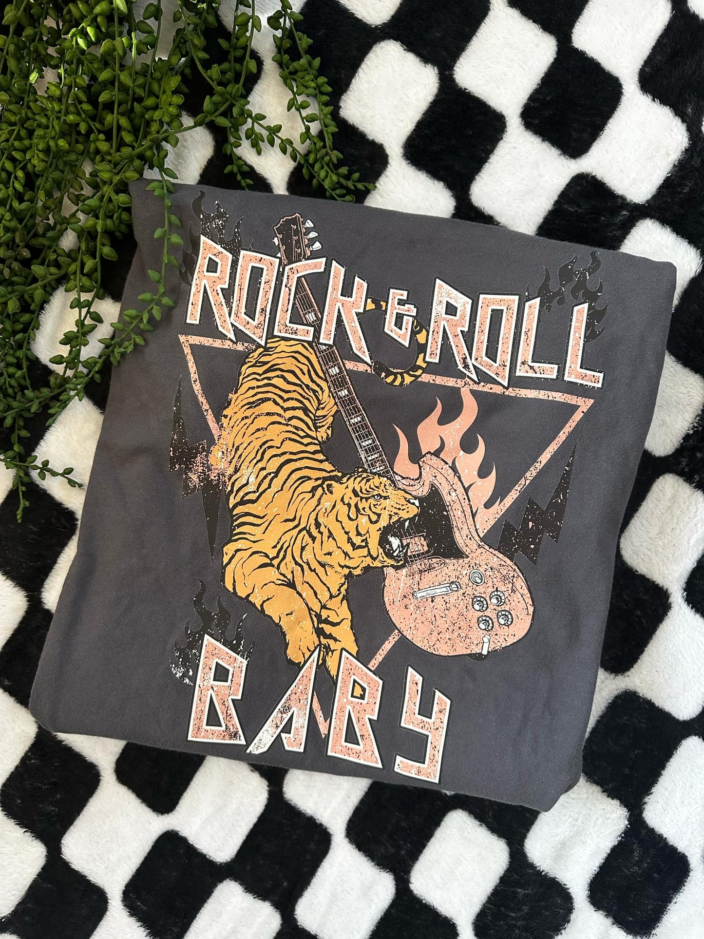 Rock & Roll Baby Graphic Tee MadreForte LLC