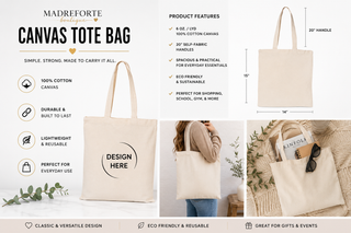 Large Canvas Tote