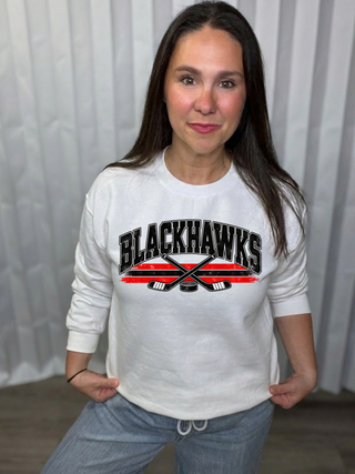 Blackhawks Hockey Graphic Sweatshirt