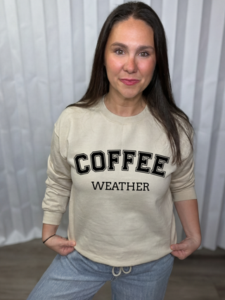 Coffee Weather Crewneck Sweatshirt