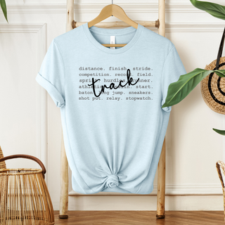 Track Words| Sweatshirt or T-Shirt