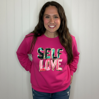 Self Love Brushed Sweatshirt