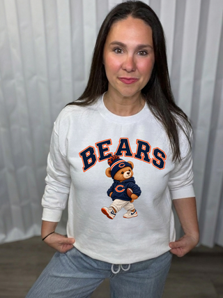 Bears Football Teddy Graphic sweatshirt