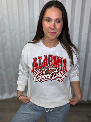Alabama Game Day Crew Neck Graphic Sweatshirt