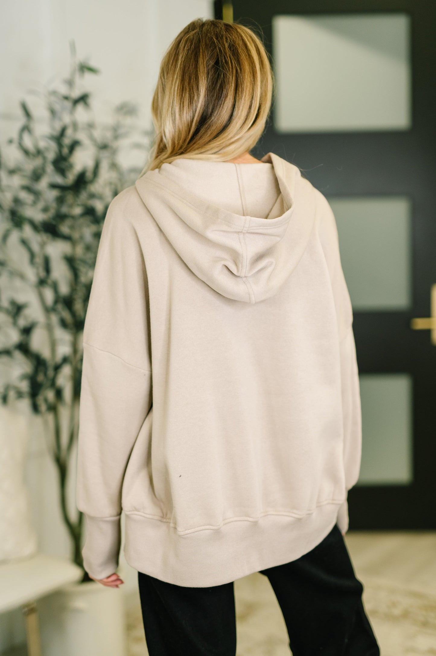 A Million Different Reasons Hooded Pullover in Ash Mocha