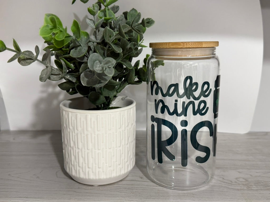 Make Mine Irish | Sipper Glass, 16 oz MadreForte LLC