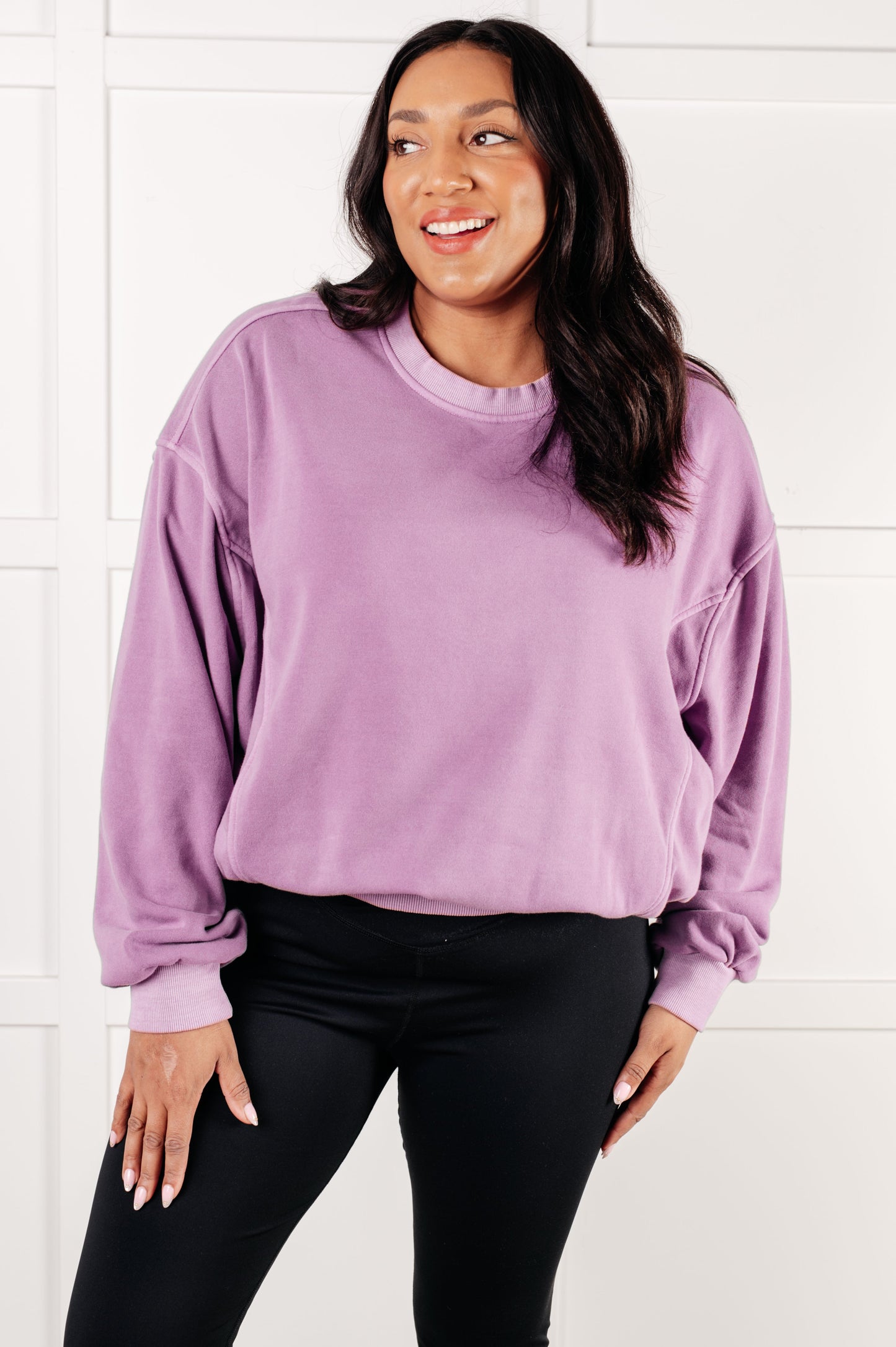 Beyond the Basics Pullover in Violet MadreForte LLC