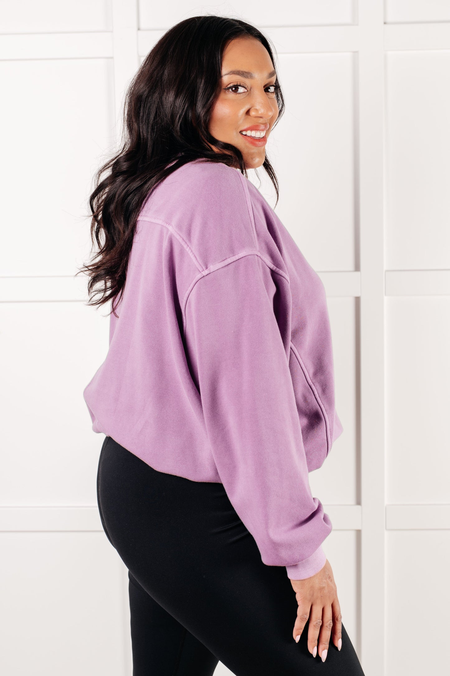 Beyond the Basics Pullover in Violet MadreForte LLC