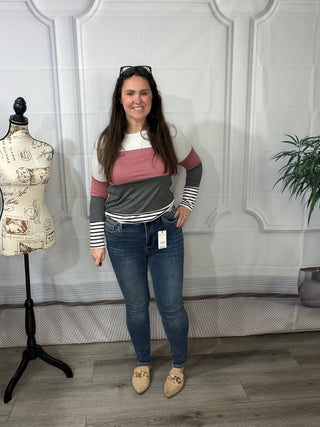 Sapphire Mist Judy Blue Thermal Skinnies