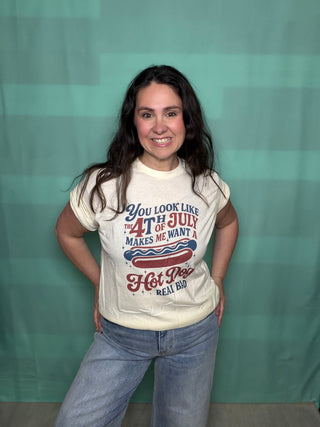 4th of July Hotdog Tee