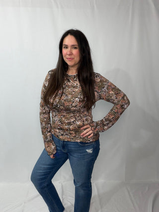 Loud and Proud Long Sleeve Lettuce Hem Top