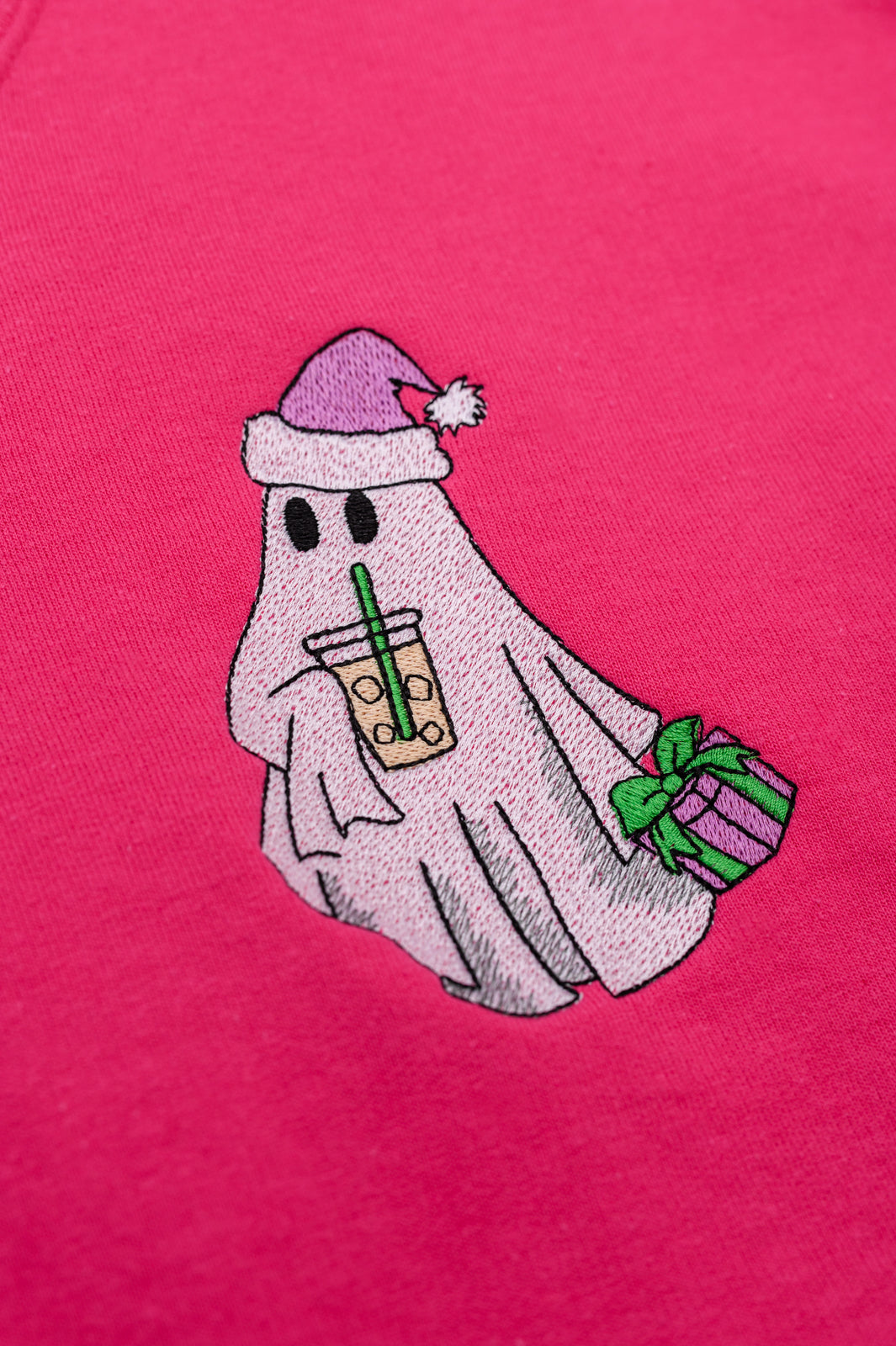 PREORDER: Bougie Santa Ghost Embroidered Sweatshirt MadreForte LLC