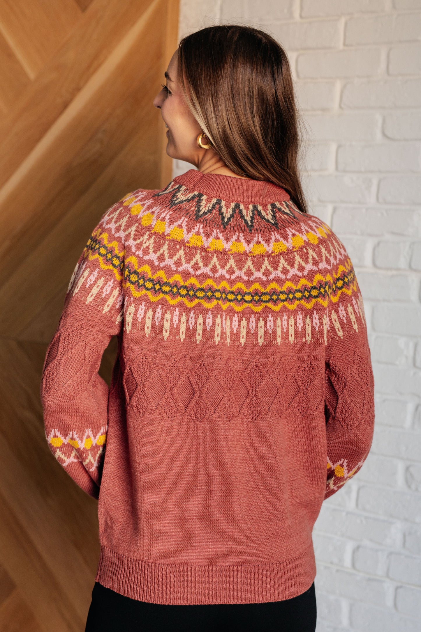 Cozy Chalet Fair Isle Sweater MadreForte LLC