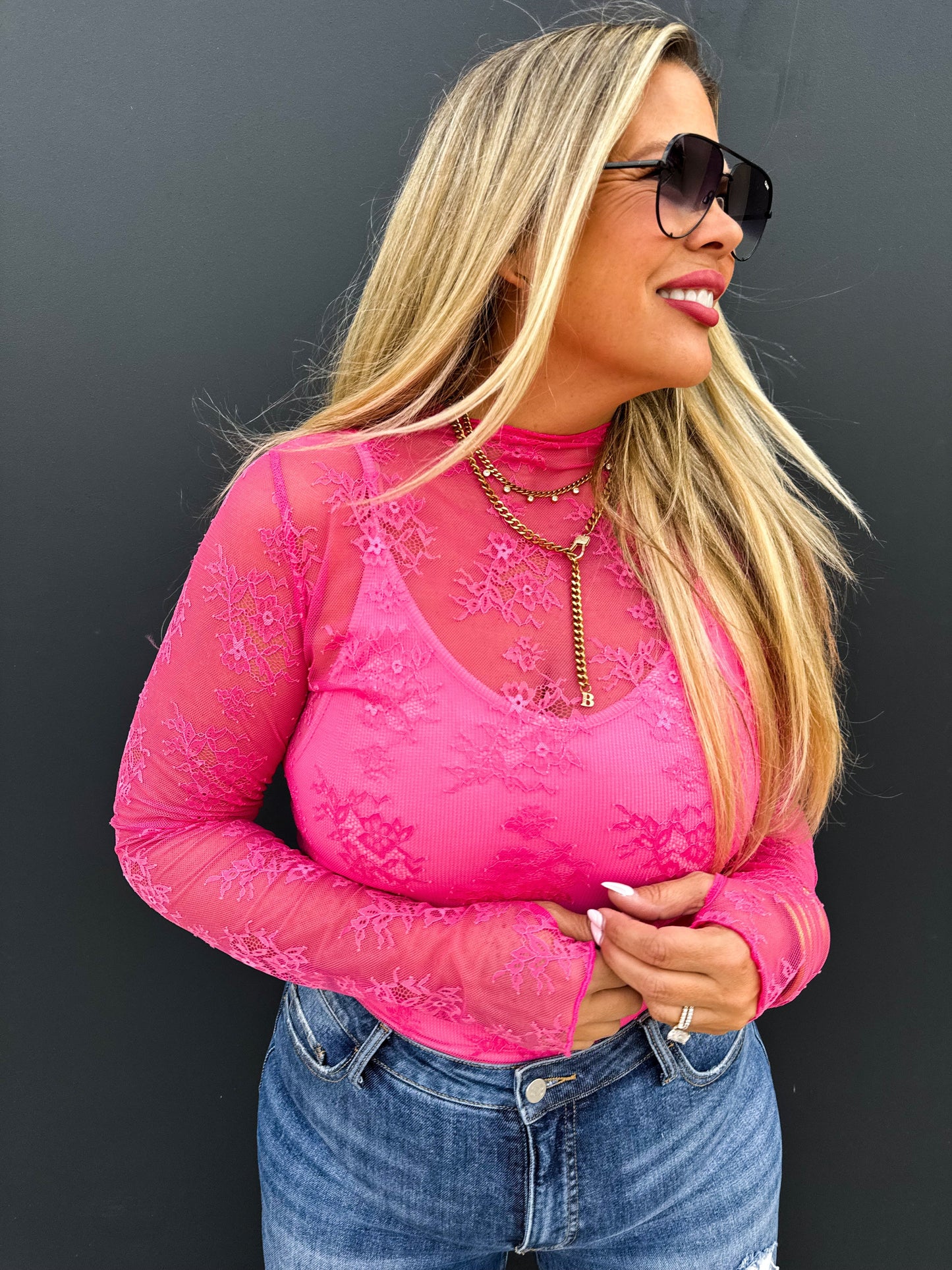 PREORDER: Valentine Roxy Lace Top in Five Colors MadreForte LLC