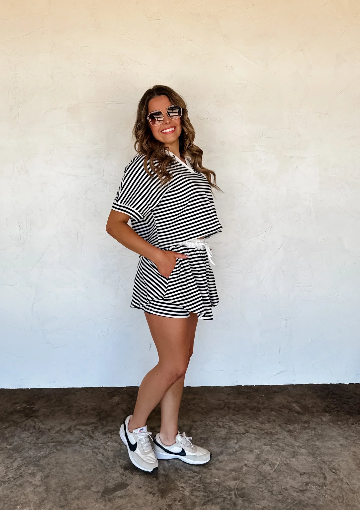 PREORDER: Harbor Stripe Skort Set in Two Colors MadreForte LLC