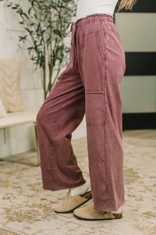 Darlin' So It Goes Mineral Wash High Waisted Sweats