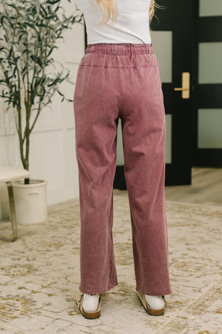 Darlin' So It Goes Mineral Wash High Waisted Sweats