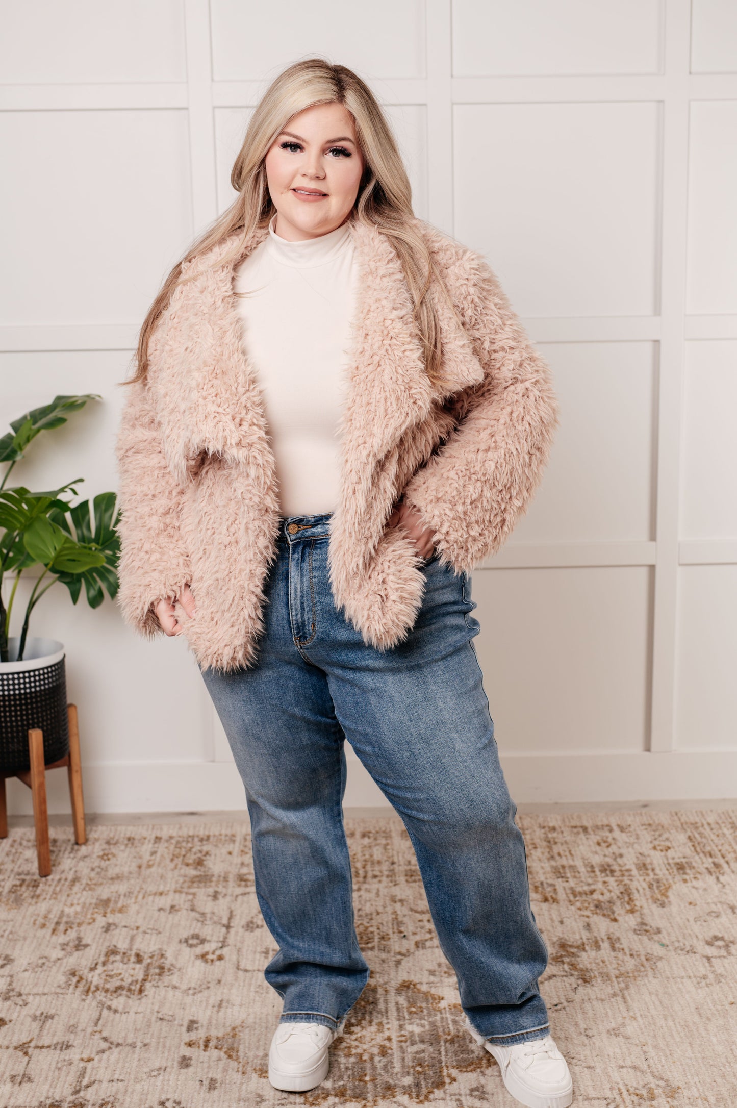 Disco Queen Faux Fur Coat MadreForte LLC