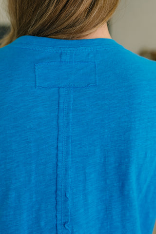 Effortless Edit Boxy Tee in Deep Sky