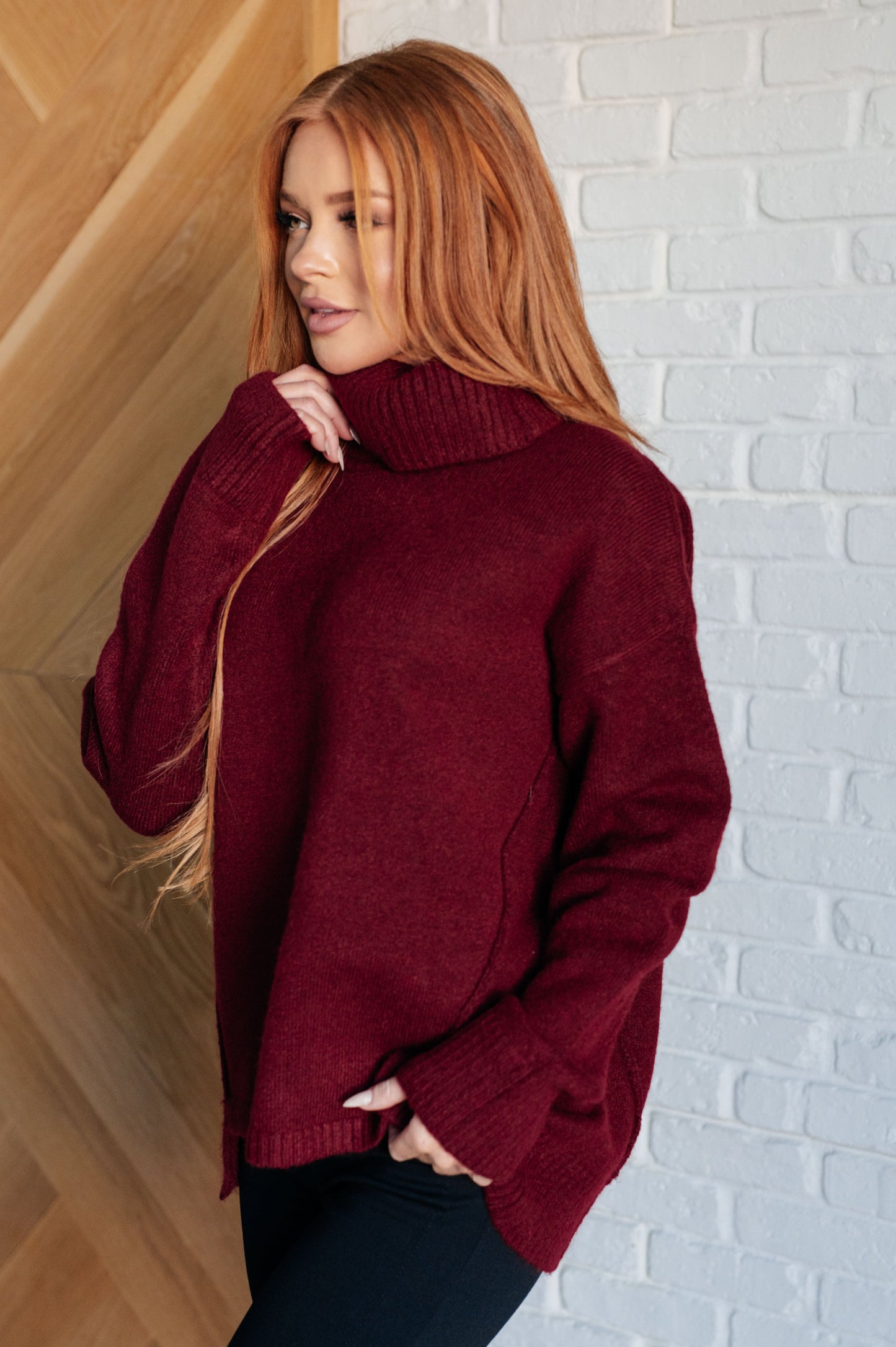 Envelop Me Turtleneck Sweater MadreForte LLC