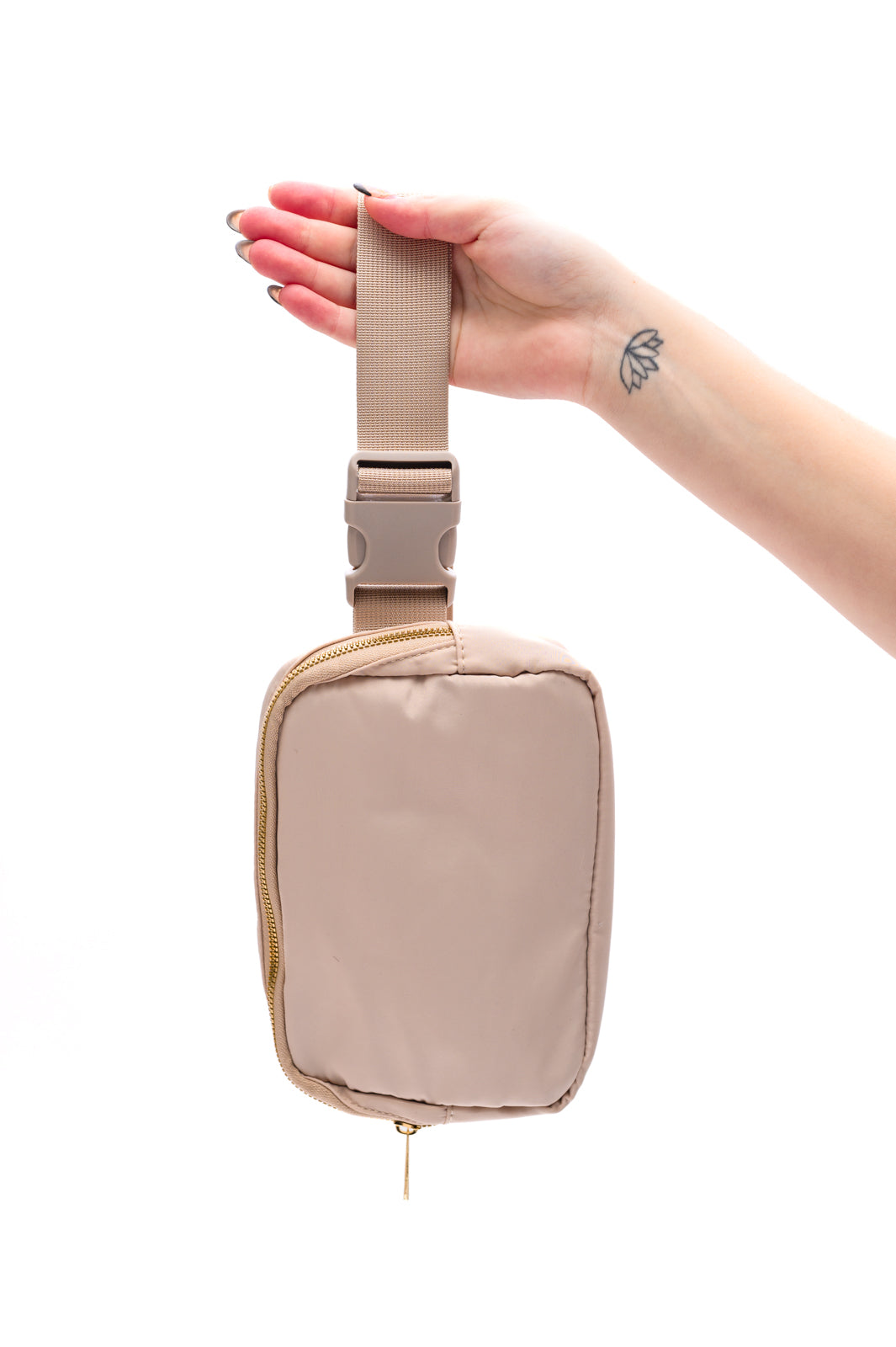 Everywhere I Go Crossbody Belt Bag in Khaki MadreForte LLC