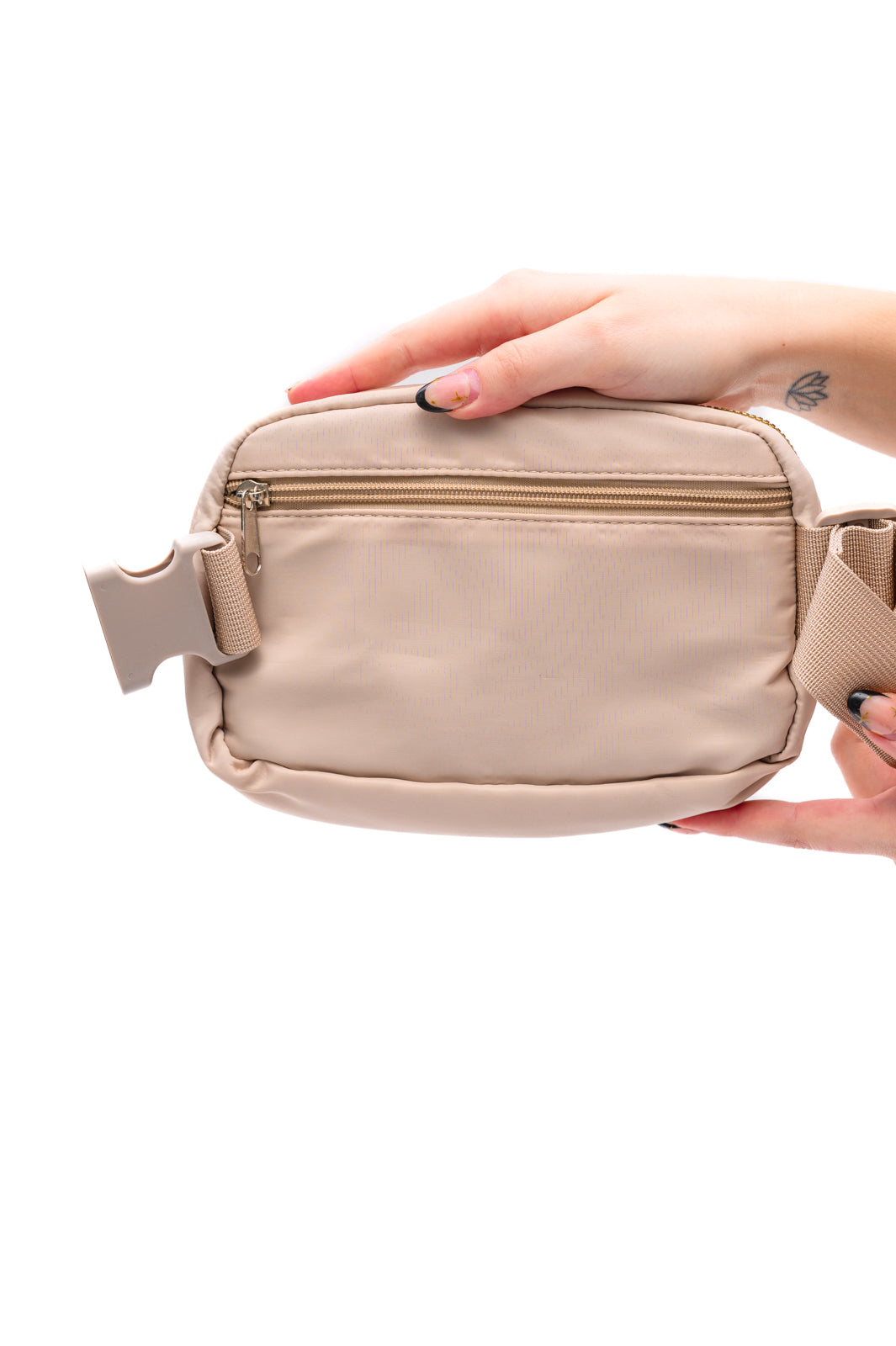 Everywhere I Go Crossbody Belt Bag in Khaki MadreForte LLC