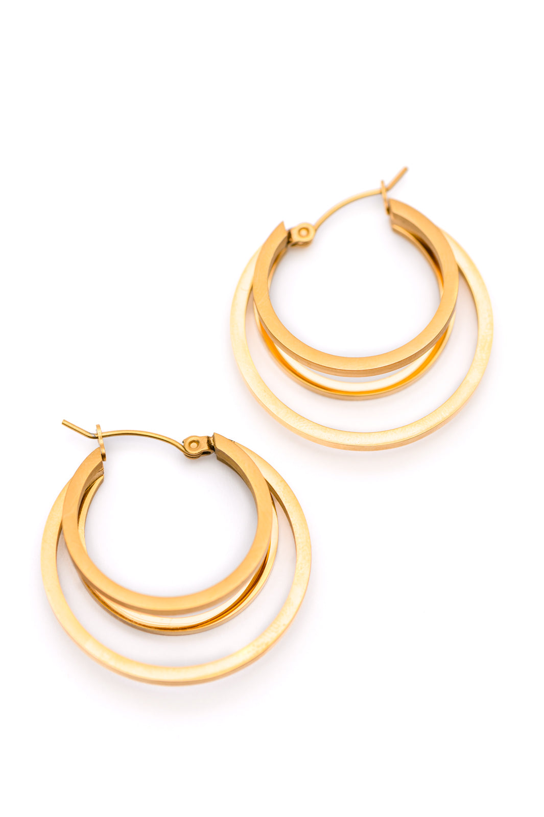 Get In Line Hoop Earrings MadreForte LLC