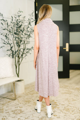 Glam Dress and Cardigan Set in Wine