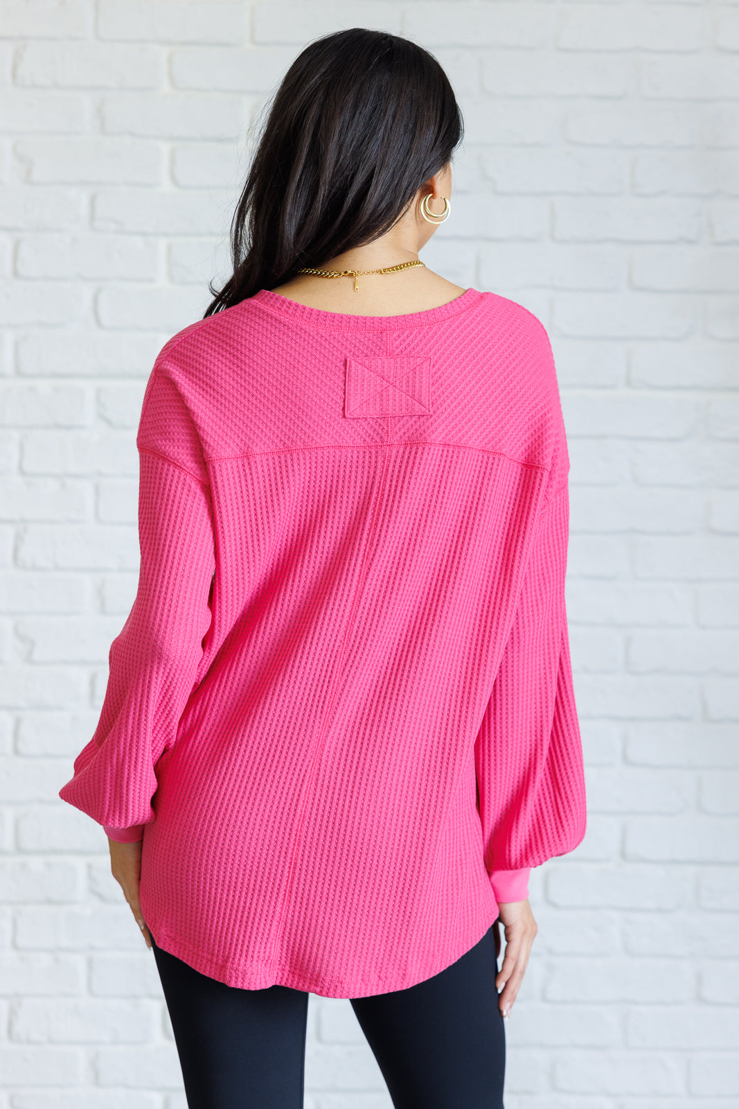 Good Things Are Coming V-Neck Top in Pink MadreForte LLC