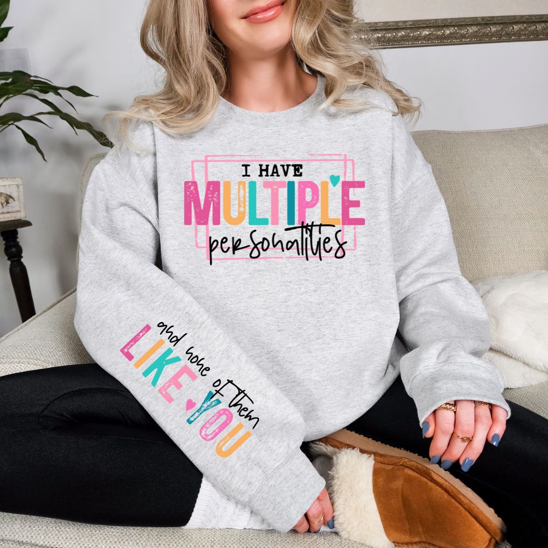 Multiple Personalities Sweatshirt in Three Colors MadreForte LLC