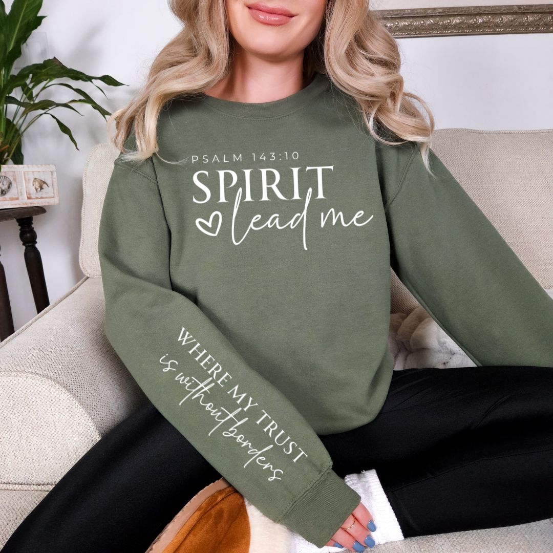 Spirit Lead Me Graphic Sweatshirt in Four Colors MadreForte LLC