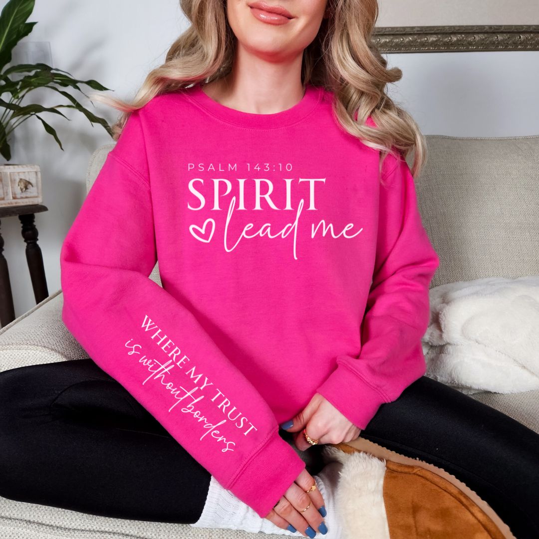 Spirit Lead Me Graphic Sweatshirt in Four Colors MadreForte LLC