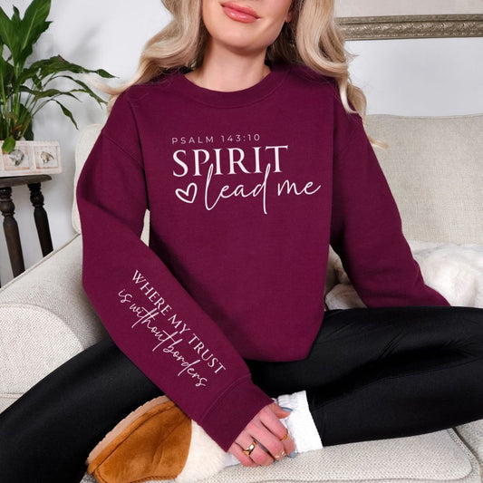 Spirit Lead Me Graphic Sweatshirt in Four Colors MadreForte LLC