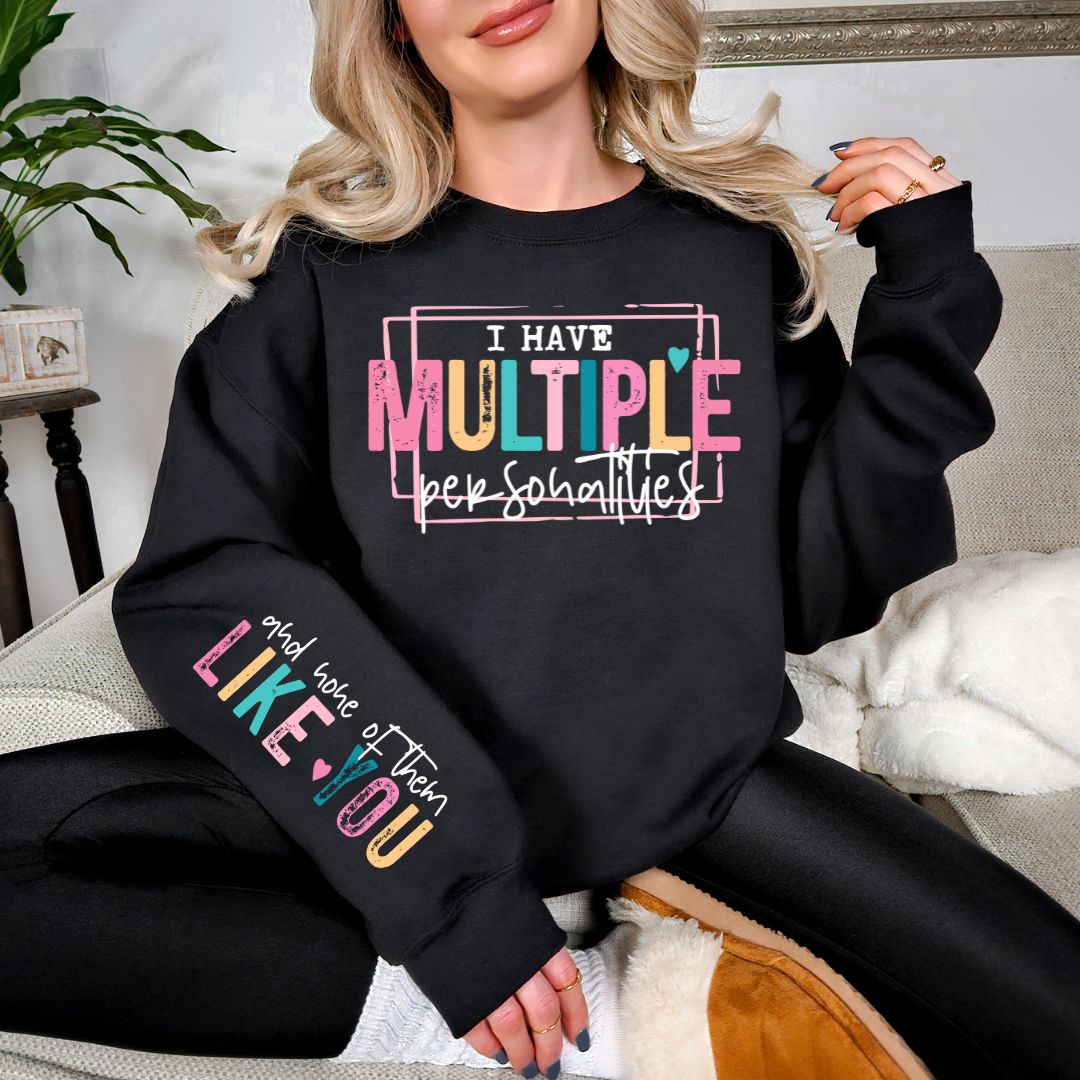 Multiple Personalities Sweatshirt in Three Colors MadreForte LLC