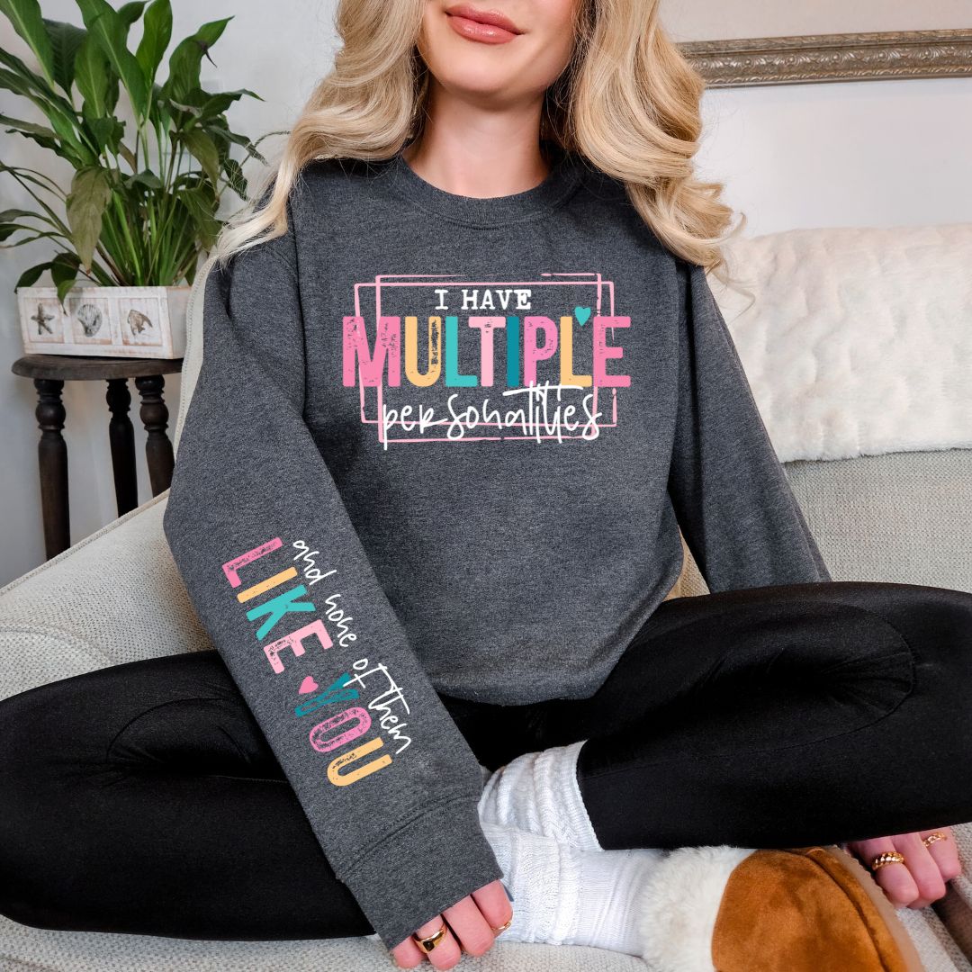 Multiple Personalities Sweatshirt in Three Colors MadreForte LLC