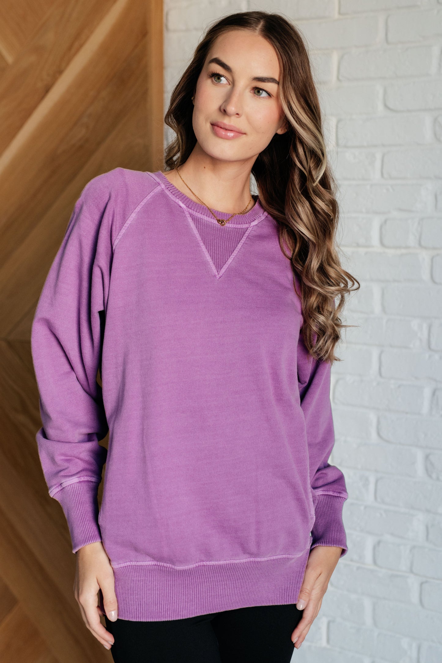 Hands Down Favorite Sweatshirt in Light Plum MadreForte LLC