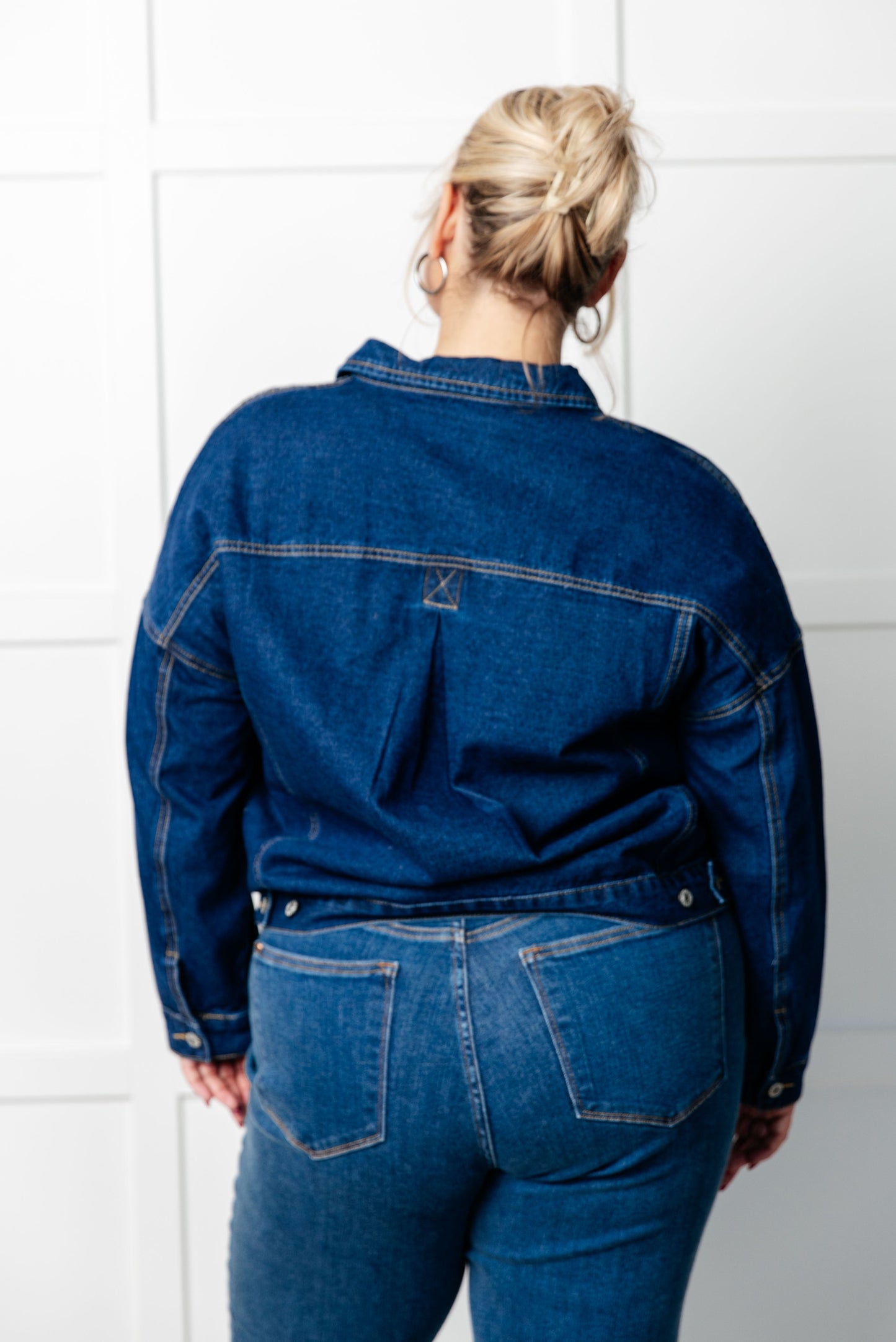 Have We Met Oversized Denim Jacket MadreForte LLC