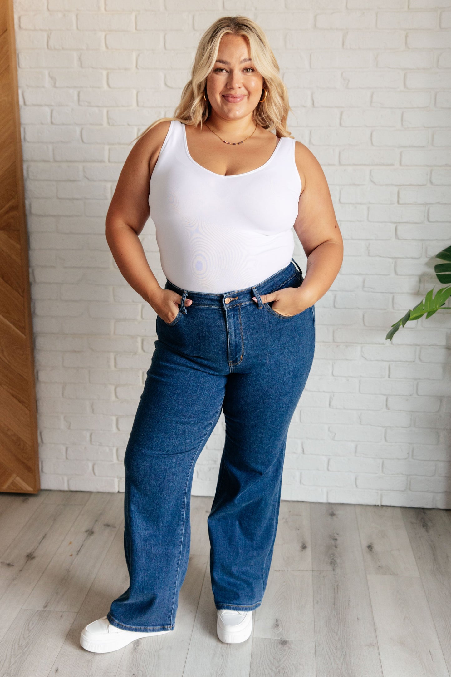 Hazel High Rise Vintage Wide Leg Jeans MadreForte LLC