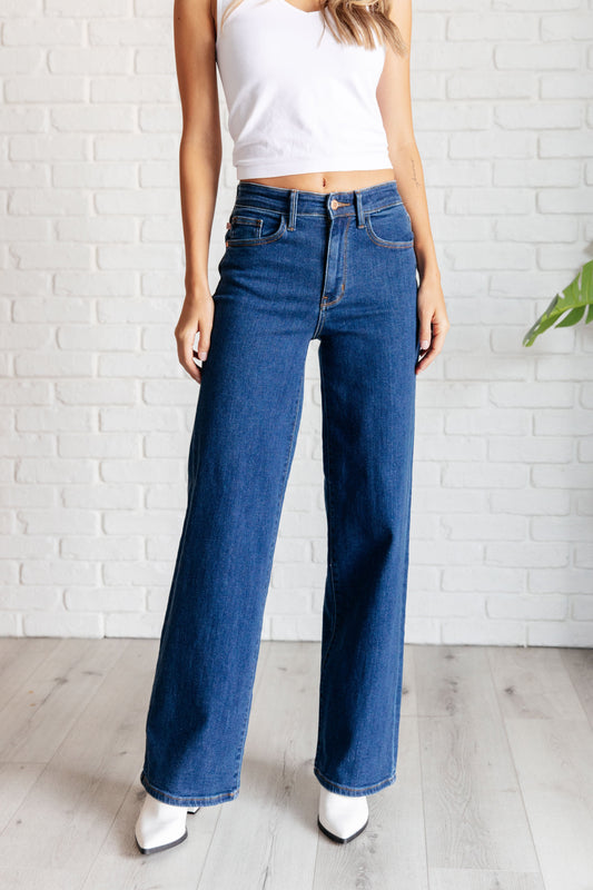 Hazel High Rise Vintage Wide Leg Jeans MadreForte LLC