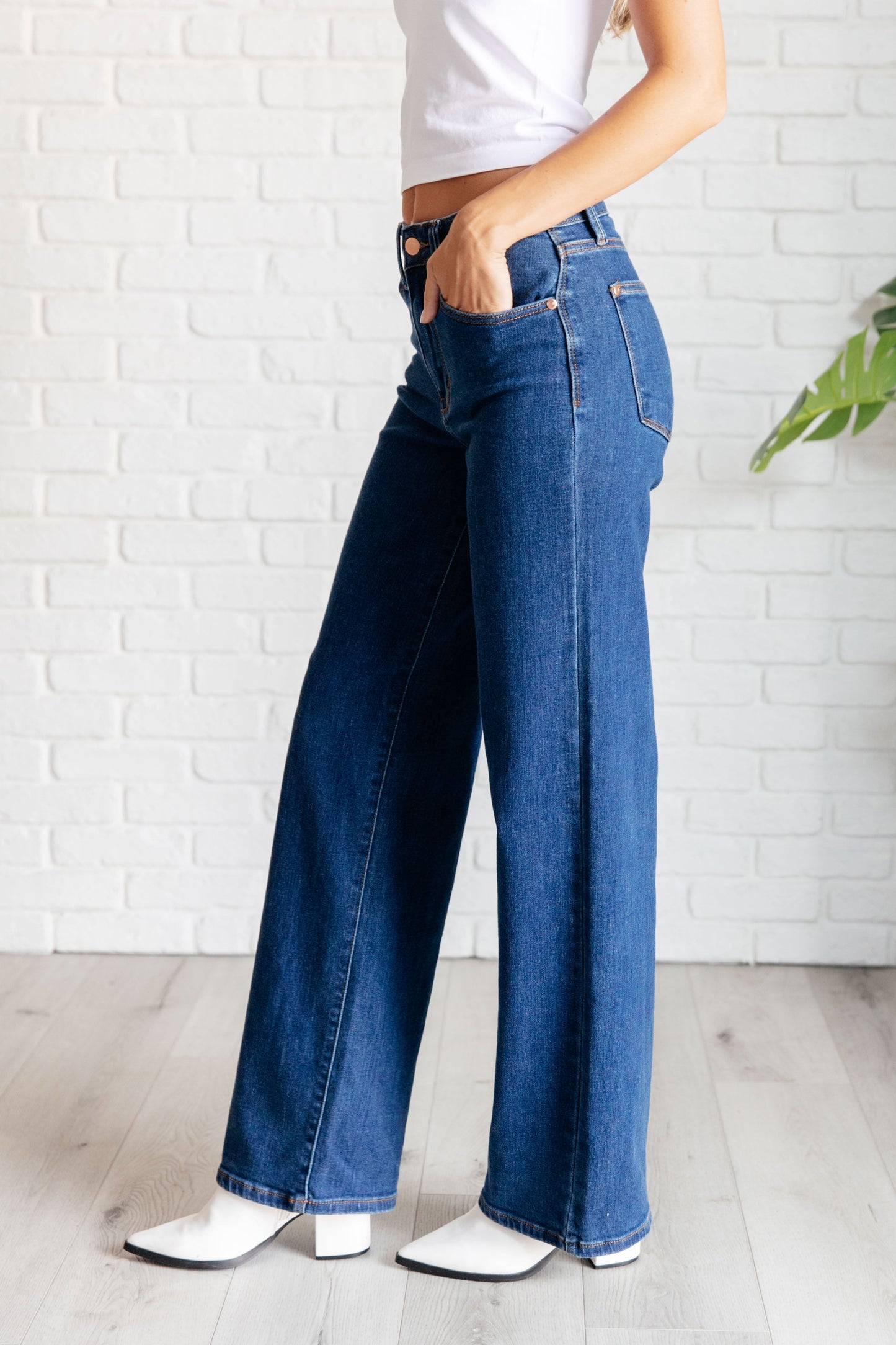 Hazel High Rise Vintage Wide Leg Jeans MadreForte LLC