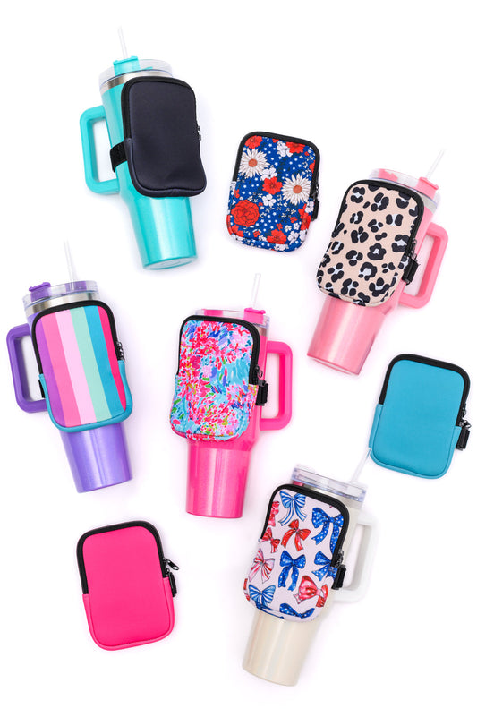 Tumbler Zip Pouch Sets in Assorted Colors MadreForte LLC