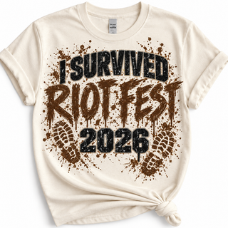 I survived Riot Fest 2026 Graphic tee