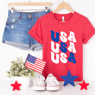 Wavy USA Tee