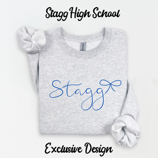 Stagg Cursive Bow Sweatshirt