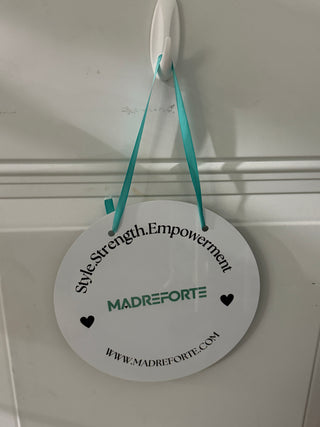 10 inch metal circle Door Sign