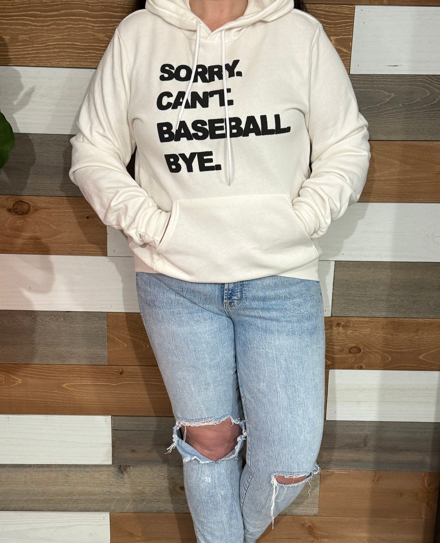 Baseball. Bye | Bella Hoodie MadreForte LLC