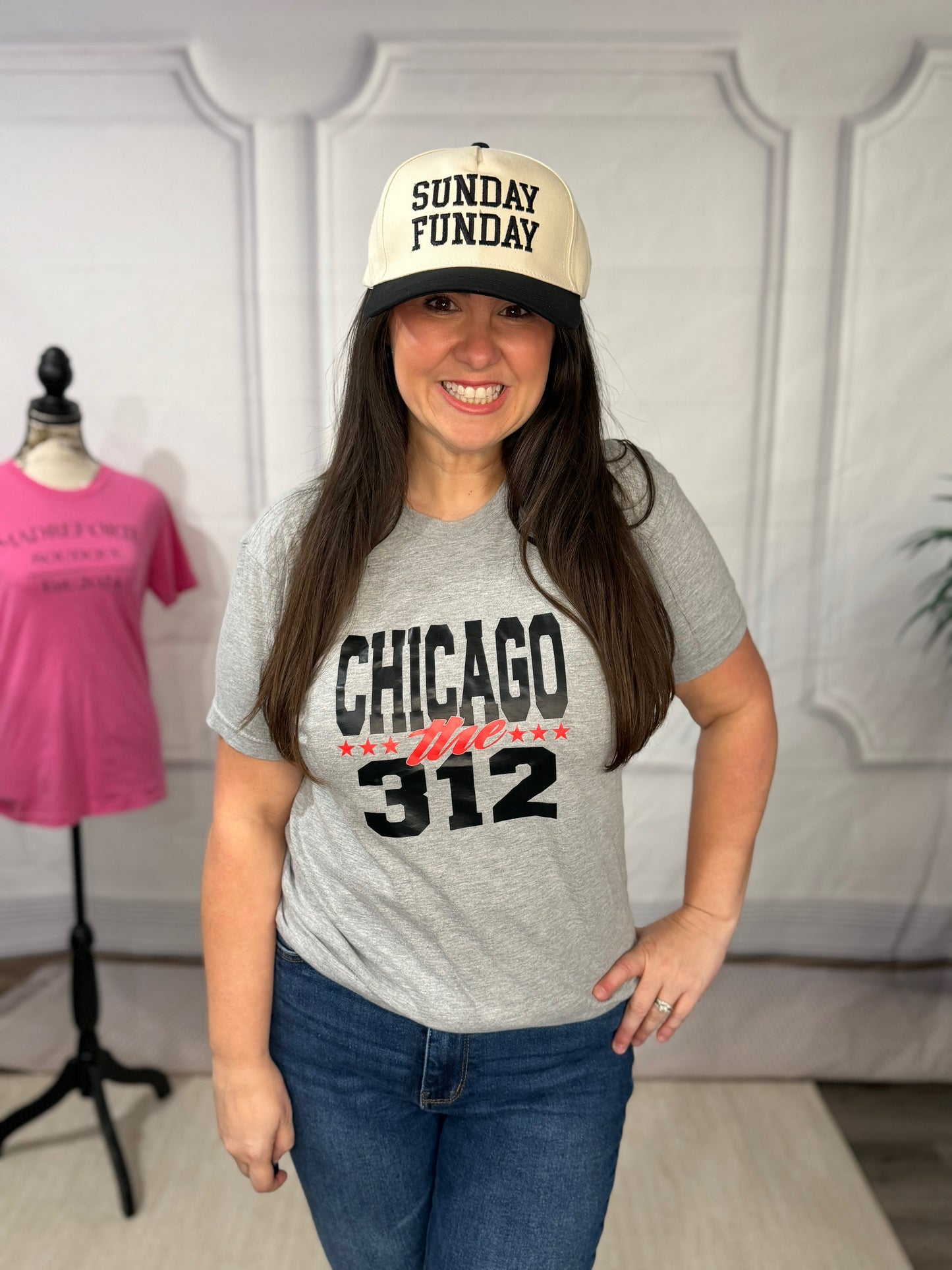 Chicago Bold Black-Red Tee