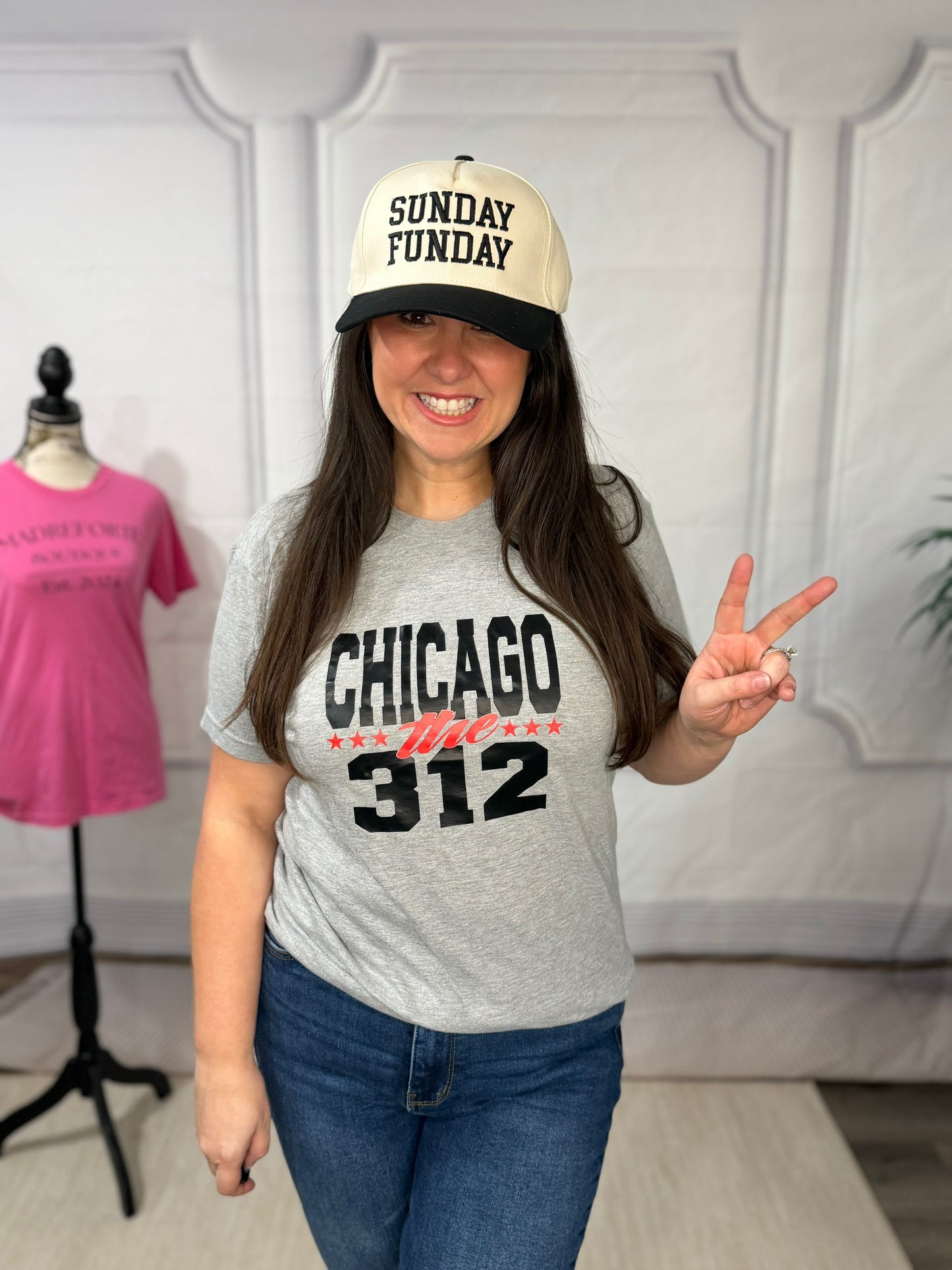 Chicago Bold Black-Red Tee